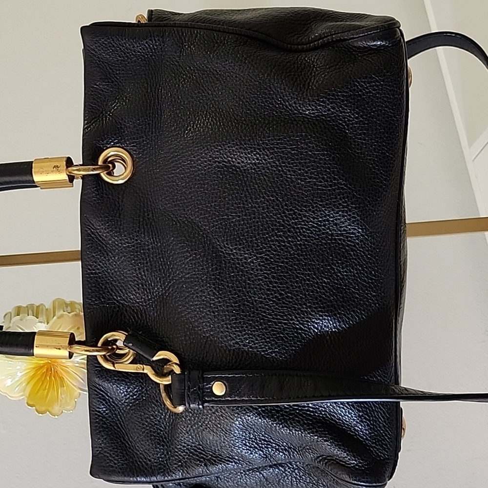 Marc Jacobs Y2K Bag Too Hot to Handle Leather Satchel Black Bag - Picture 6 of 16